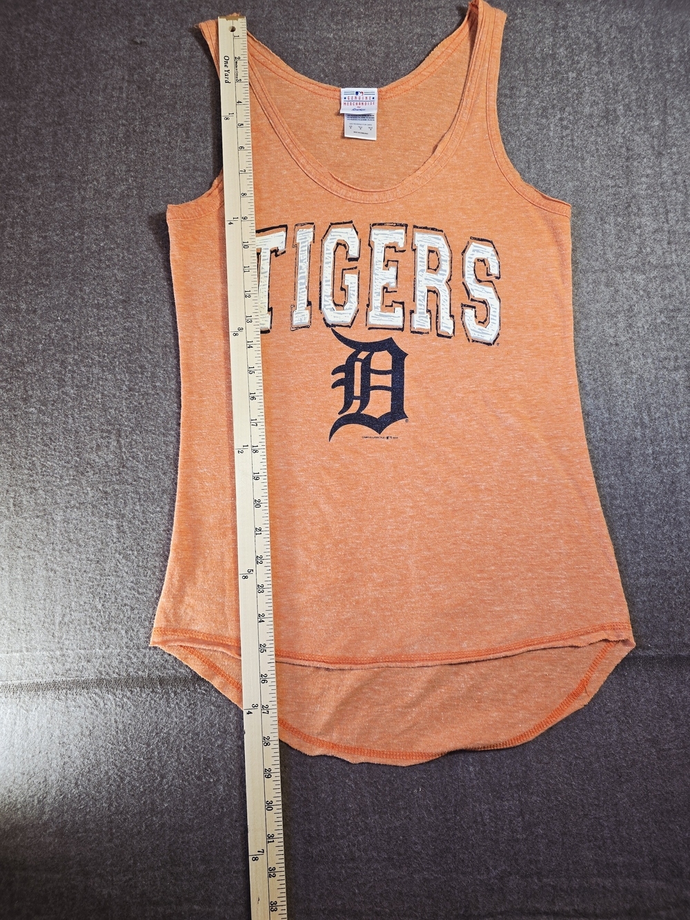 Genuine Merchandise Orange Tigers Racerback Tank Top Womens Med - Picture 7 of 9